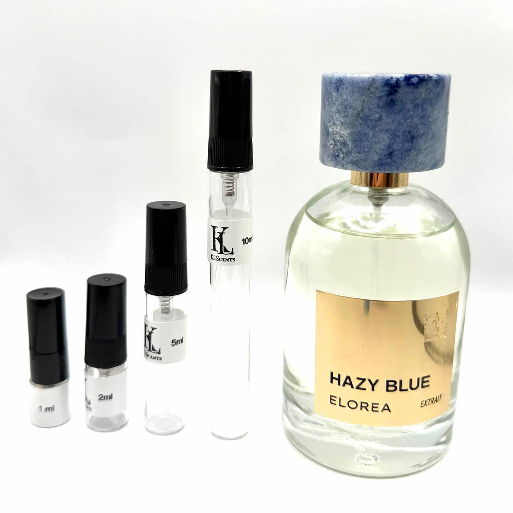 Elorea Hazy Blue Extrait Sample